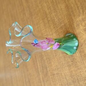 Christina Vases hand painted bud vase